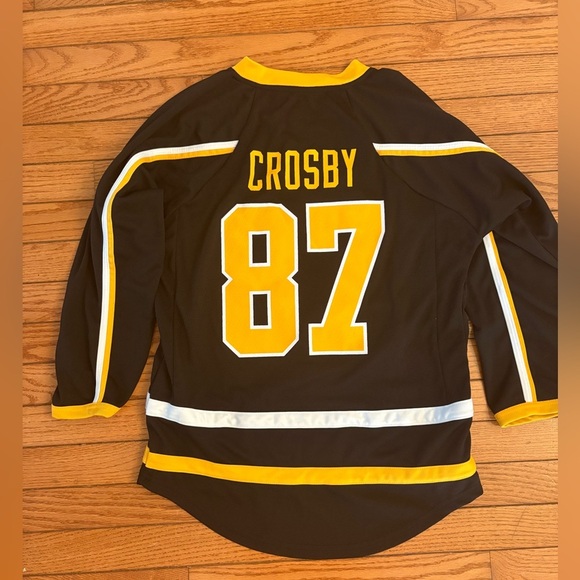 Sidney Crosby youth Pittsburgh Penguins jersey size L/XL - Picture 1 of 5